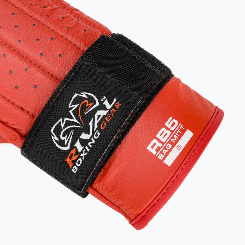 Рукавиці боксерські Rival RB5 Bag Mitts red 6