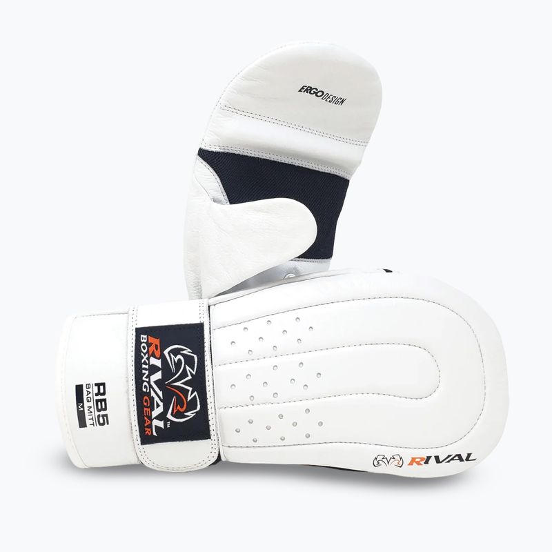 Рукавиці боксерські Rival RB5 Bag Mitts white 2