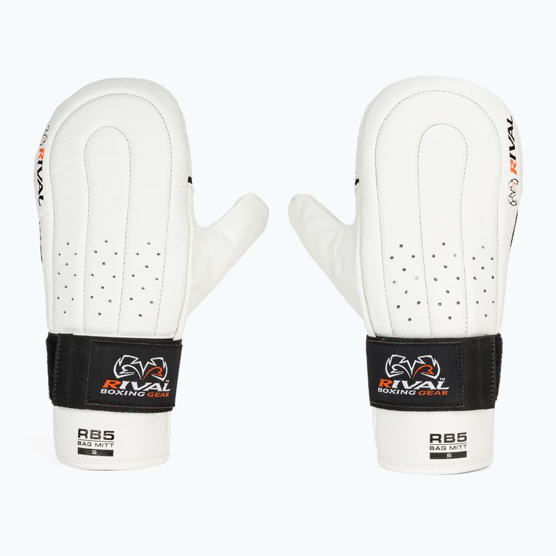 Рукавиці боксерські Rival RB5 Bag Mitts white 2