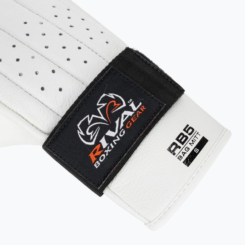 Рукавиці боксерські Rival RB5 Bag Mitts white 6