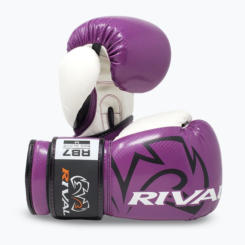 Рукавиці боксерські Rival RB7 Fitness Plus Bag purple/white 3