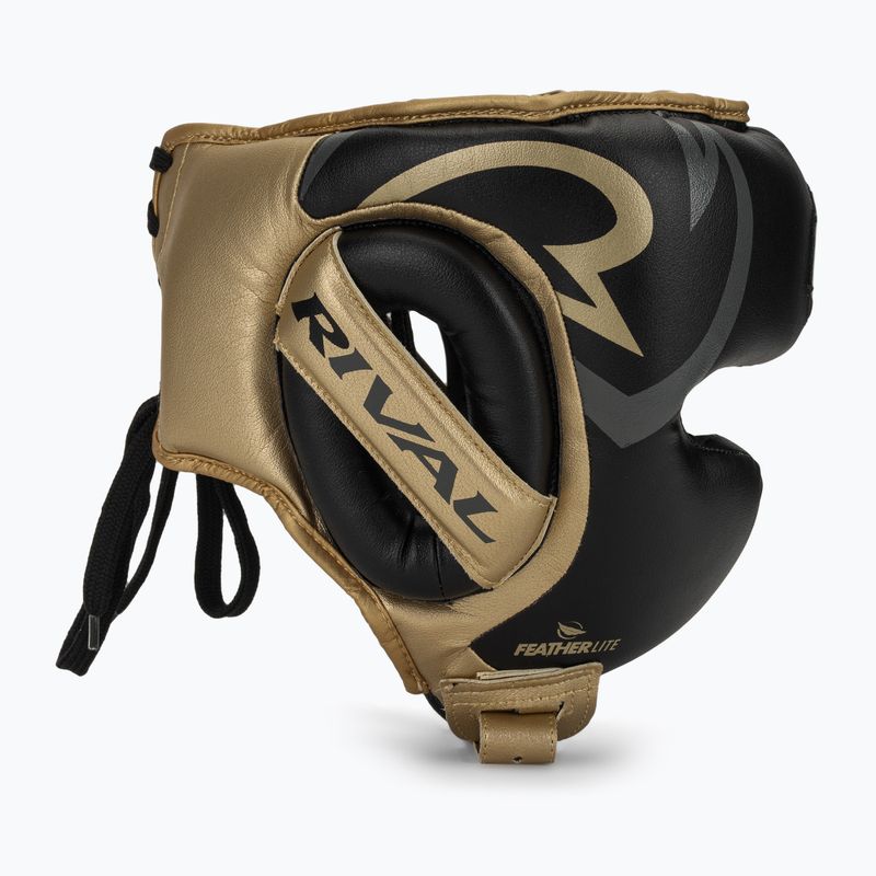 Шолом боксерський Rival RHG100 Professional Headgear black/gold 2