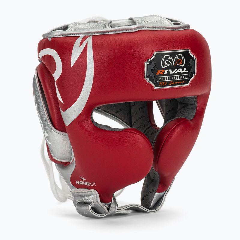 Шолом боксерський Rival RHG100 Professional Headgear red/silver