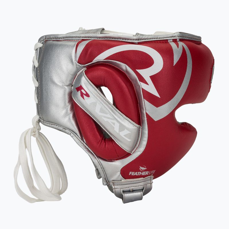 Шолом боксерський Rival RHG100 Professional Headgear red/silver/grey 2