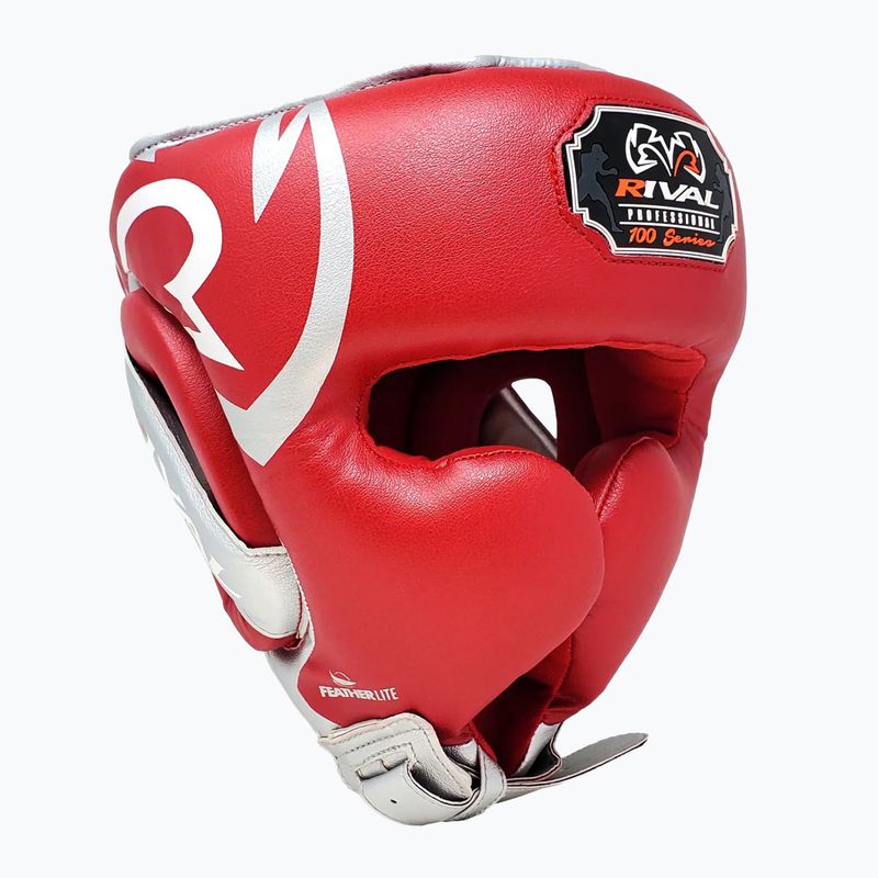 Шолом боксерський Rival RHG100 Professional Headgear red/silver/grey 2