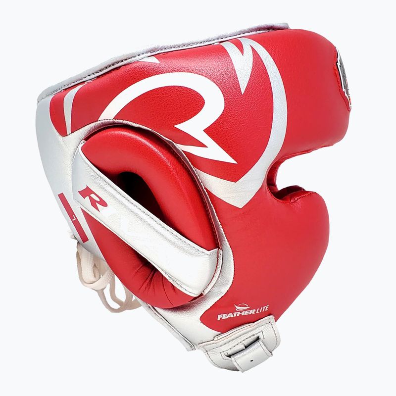Боксерський шолом Rival RHG100 Professional Headgear red/silver/grey 4