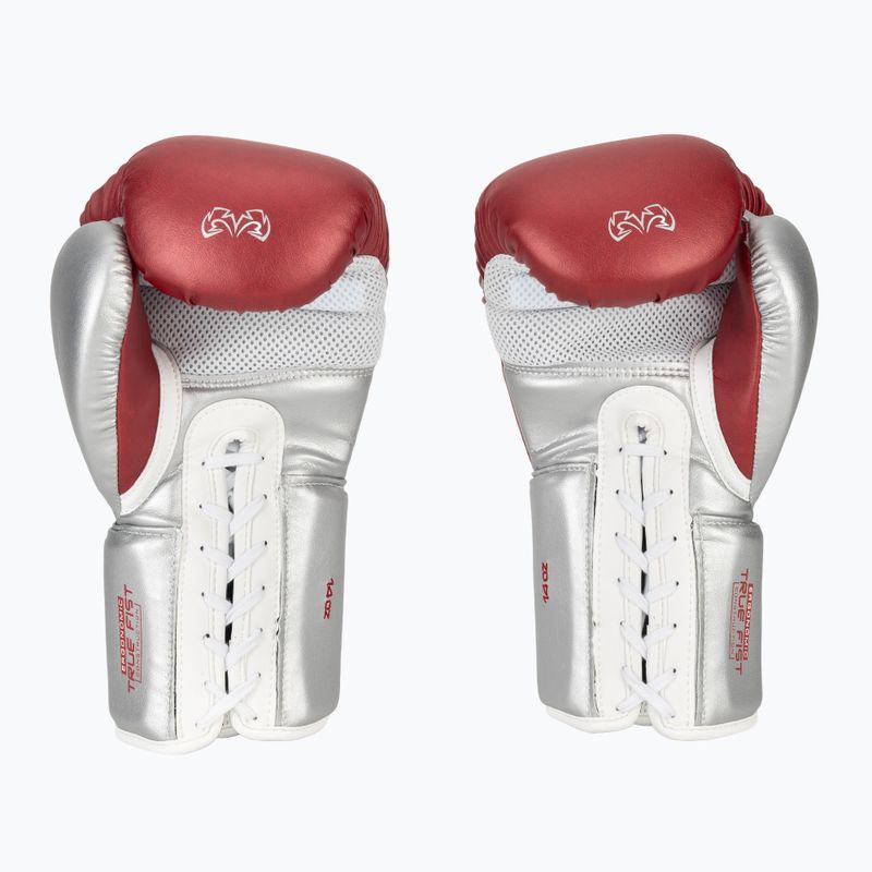 Рукавиці боксерські Rival RS100 Professional red/silver 3