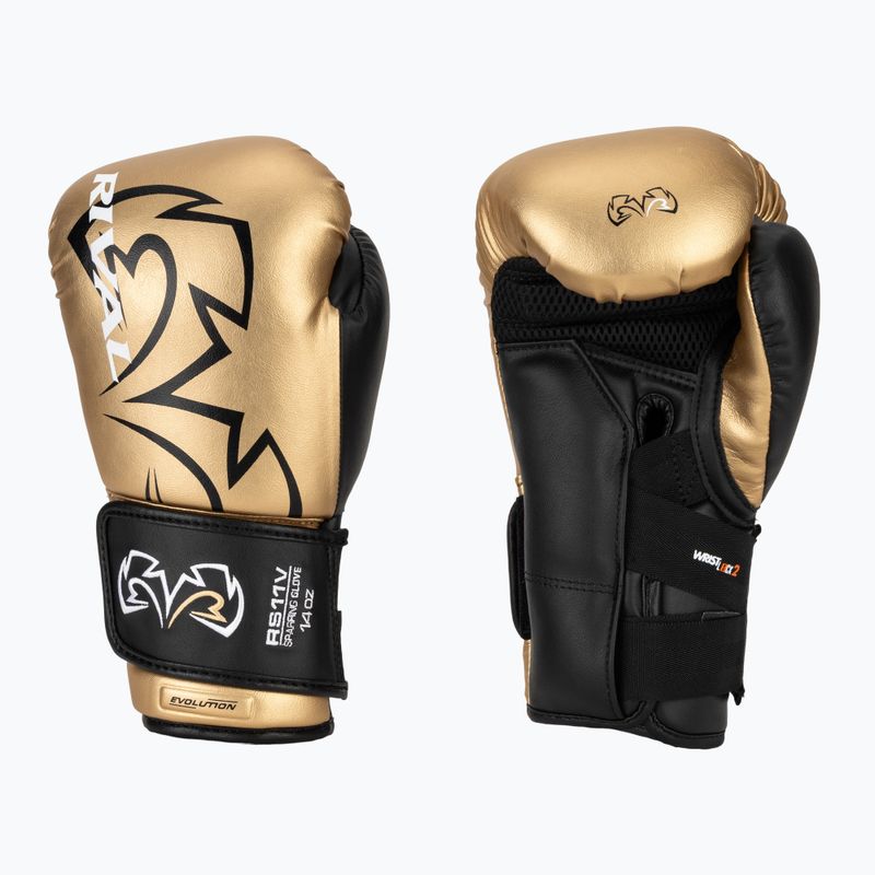Рукавиці боксерські Rival RS11V Evolution gold