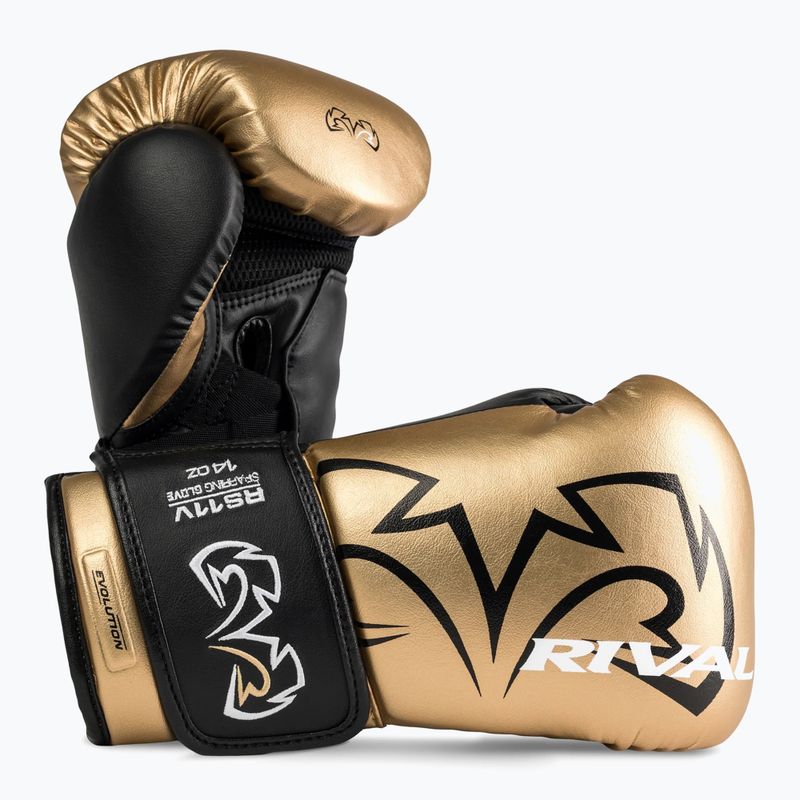 Рукавиці боксерські Rival RS11V Evolution gold 2