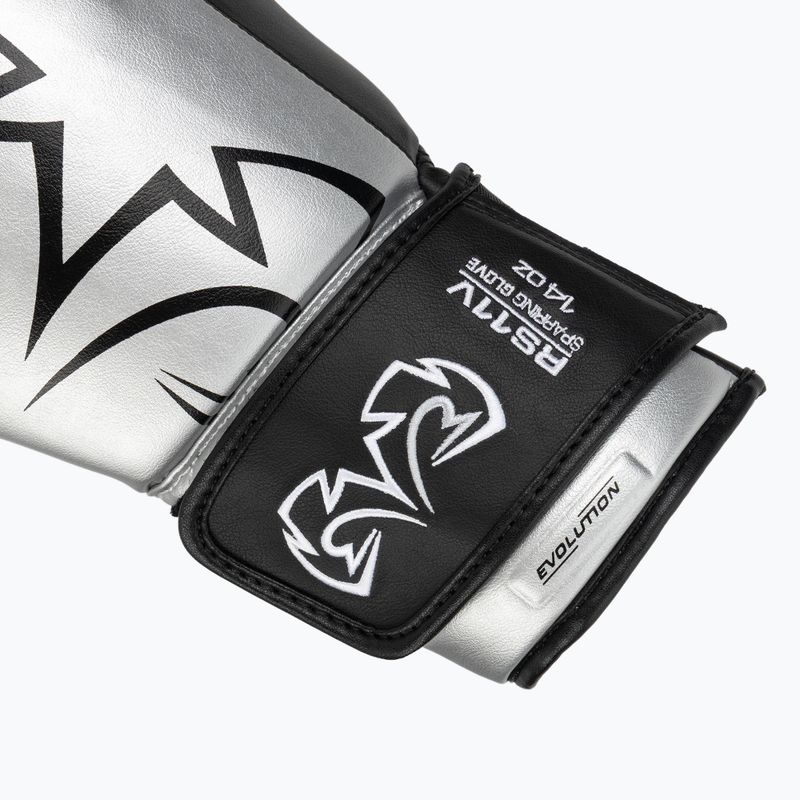 Рукавиці боксерські Rival RS11V Professional silver 6