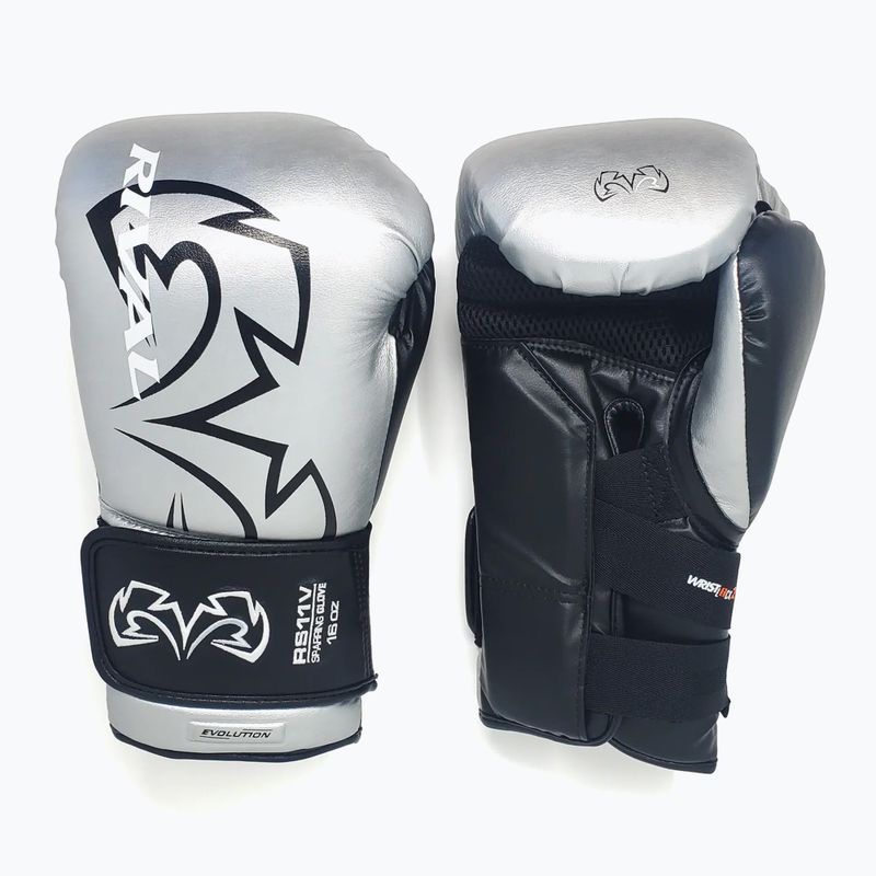 Рукавиці боксерські Rival RS11V Professional silver