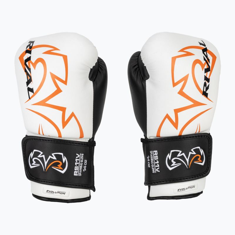 Рукавиці боксерські Rival RS11V Professional white 2