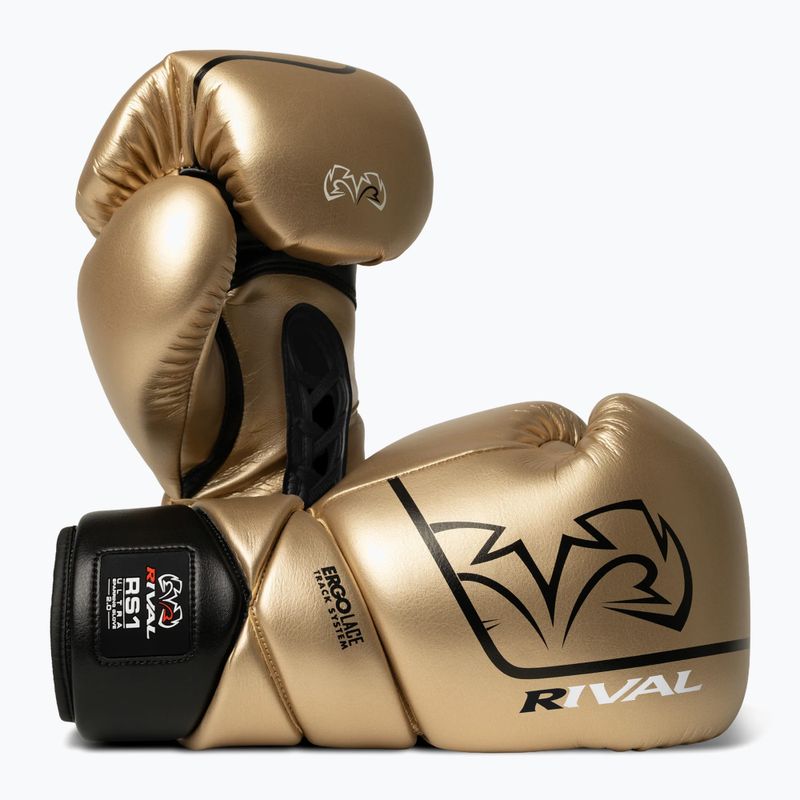 Боксерські рукавички Rival RS1 Ultra Sparring 2.0 gold 3