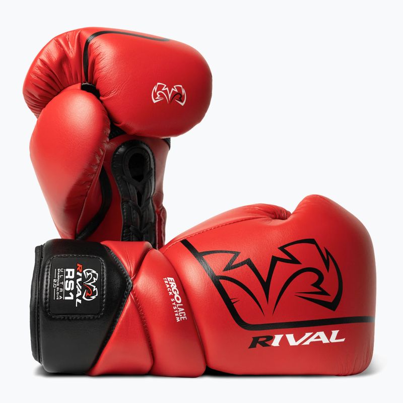 Рукавиці боксерські Rival RS1 Ultra Sparring 2.0 red 2