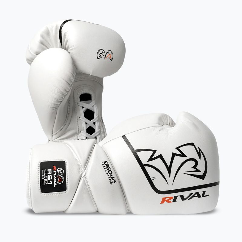 Рукавиці боксерські Rival RS1 Ultra Sparring 2.0 white