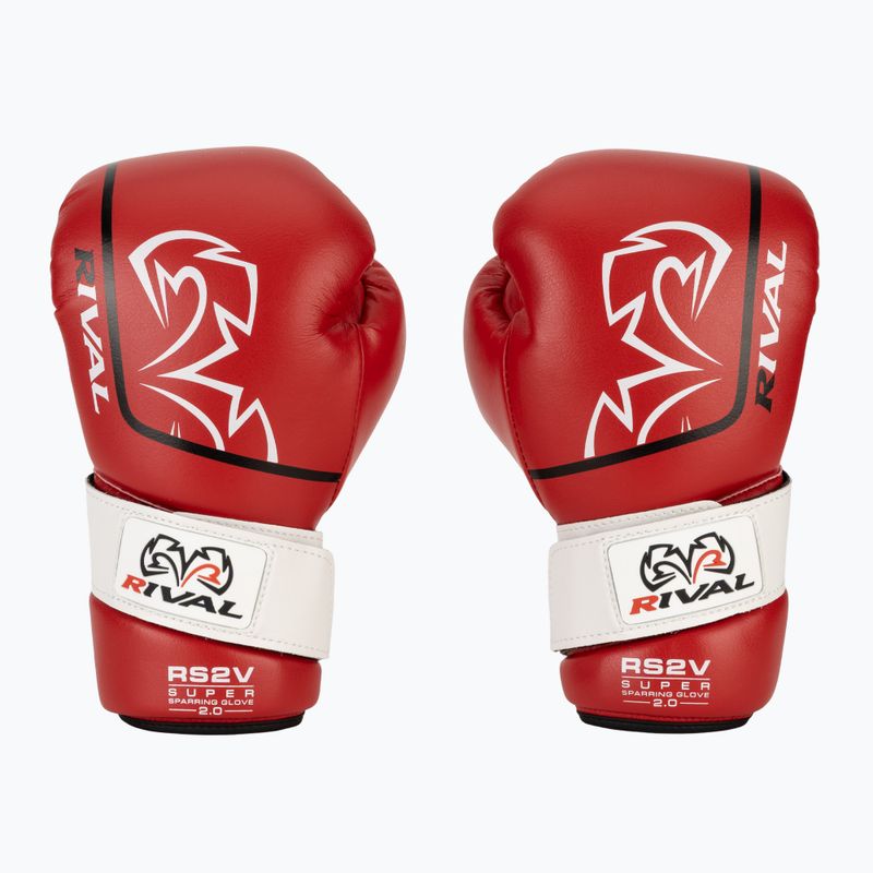 Рукавиці боксерські Rival Super Sparring 2.0 red 2