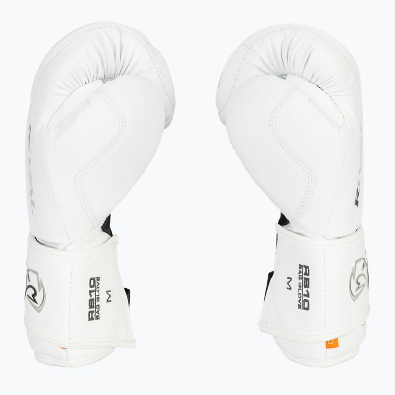 Рукавиці боксерські Rival RB10 Intelli-Shock Bag white 4