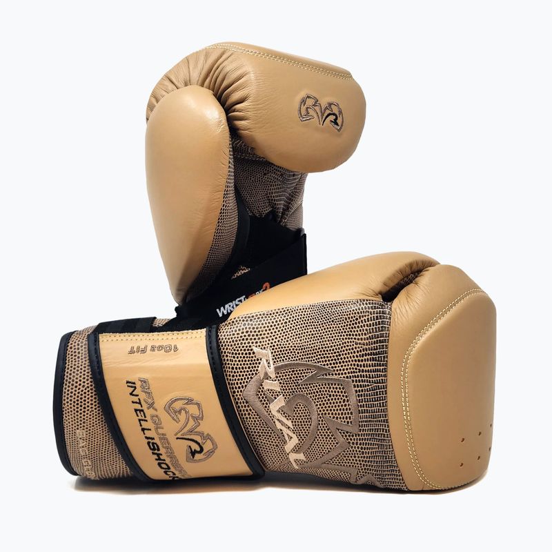 Рукавиці боксерські Rival RFX-Guerrero Intelli-Shock Bag Snake Skin Edition beige 3