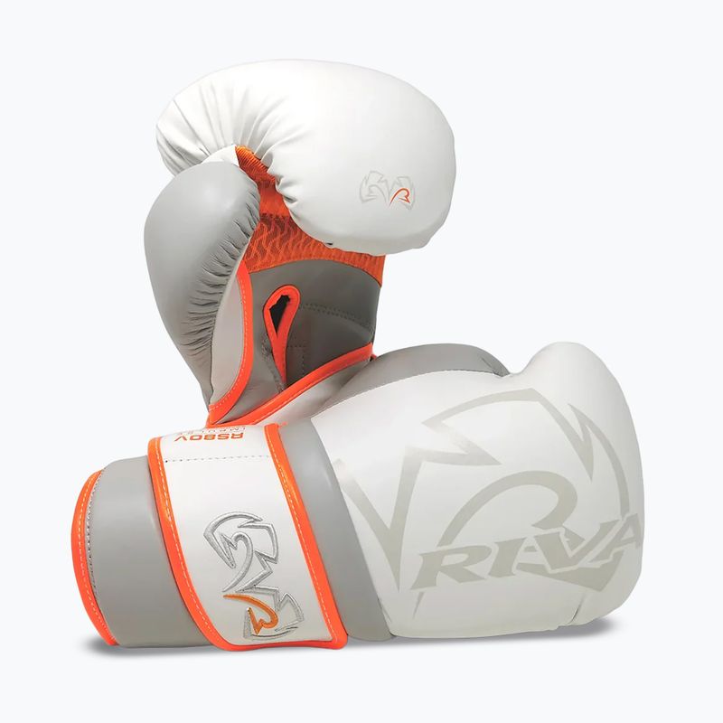 Боксерські рукавиці Rival Impulse Sparring Gloves Gants white/orange 2