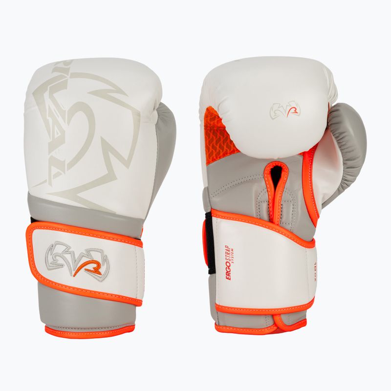 Рукавиці боксерські Rival Impulse Sparring Gloves Gants white/orange