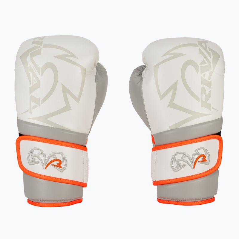 Рукавиці боксерські Rival Impulse Sparring Gloves Gants white/orange 2