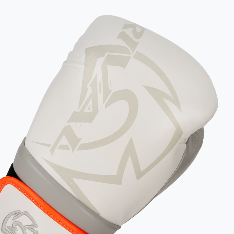 Рукавиці боксерські Rival Impulse Sparring Gloves Gants white/orange 5