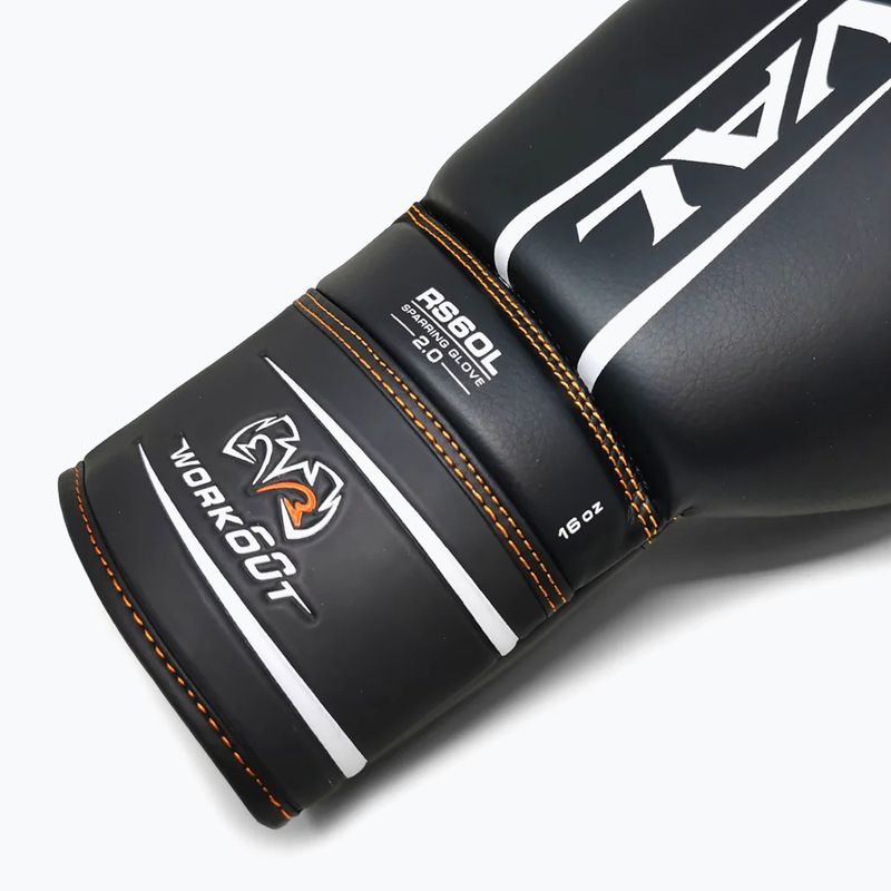 Рукавиці боксерські Rival RS60 black 4