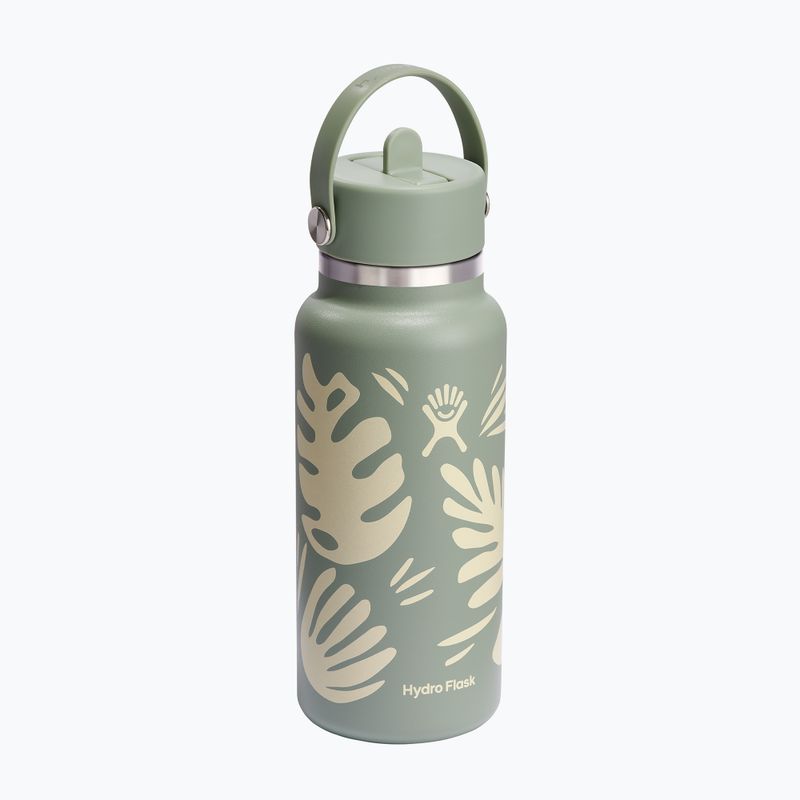 Пляшка термічна Hydro Flask Wide Flex Straw 945 мл botanical bliss/agave 2