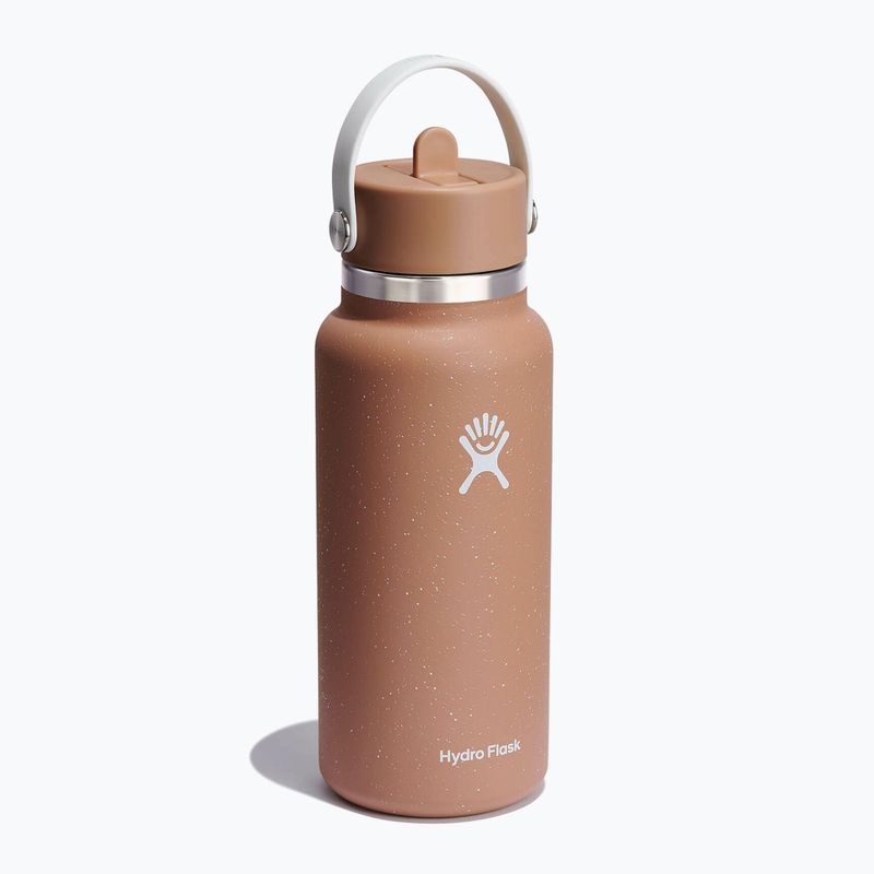 Дорожня пляшка Hydro Flask Wide Flex Straw Cap 945 мл пісочного кольору 2
