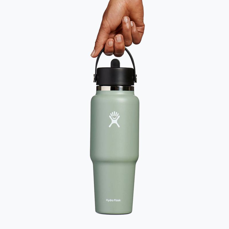 Пляшка термічна Hydro Flask Wide Flex Straw Travel 945 мл agave 3