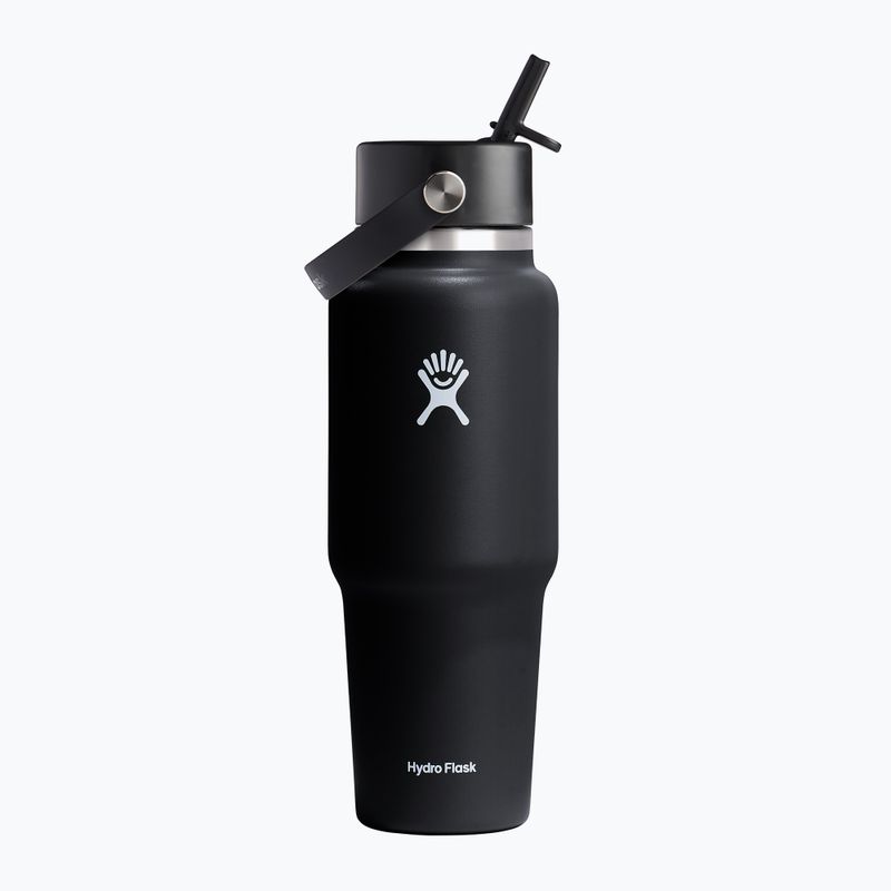 Пляшка термічна Hydro Flask Wide Flex Straw Travel 945 MLBlack