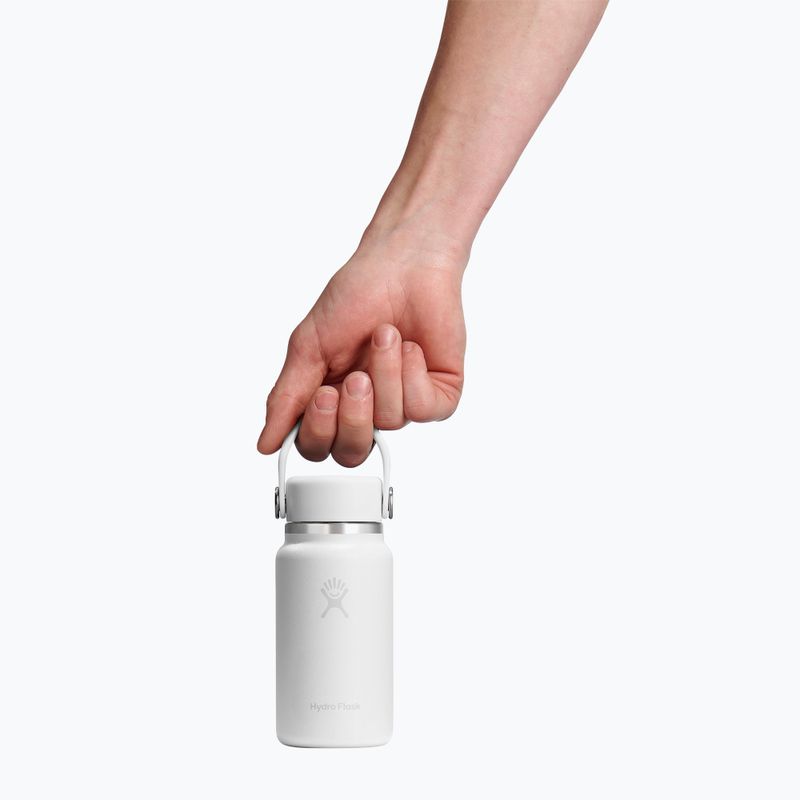 Термопляшка Hydro Flask Micro Hydro 200 мл white 4