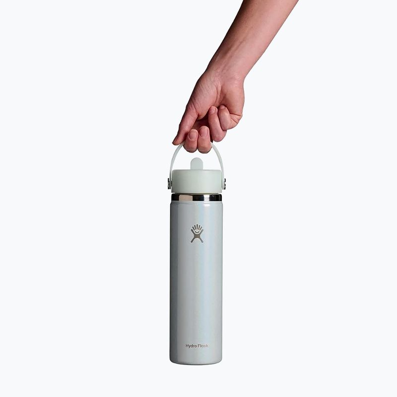 Термопляшка Hydro Flask Wide Mouth with Flex Straw Cap 710 мл glimmer blue 3