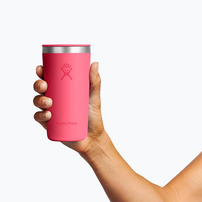 Термокружка Hydro Flask All Around Tumbler Press-In LID 355 мл popstar pink 3