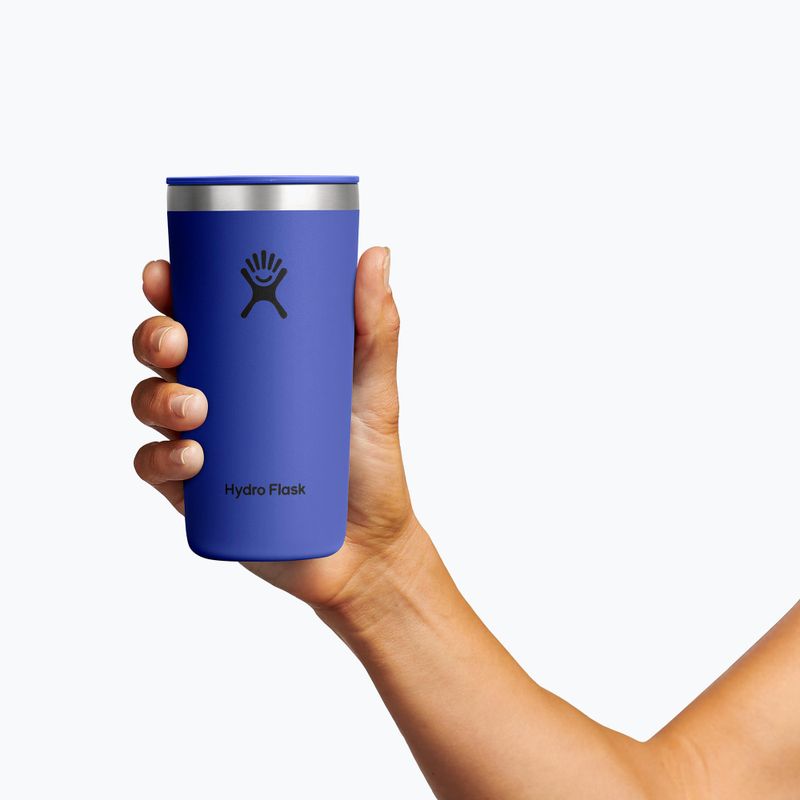 Термокружка Hydro Flask All Around Tumbler Press-In LID 355 мл capri blue 3