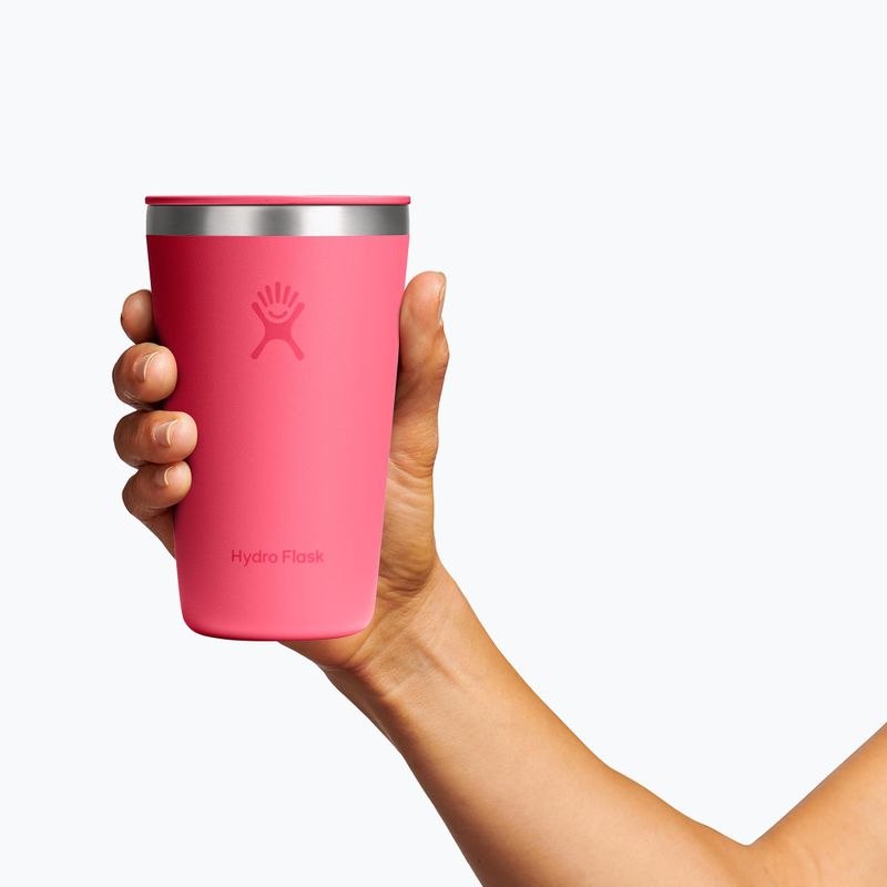 Термокружка Hydro Flask All Around Tumbler Press-In LID 470 мл popstar pink 3