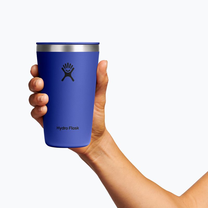Термокружка Hydro Flask All Around Tumbler Press-In LID 470 мл capri blue 3