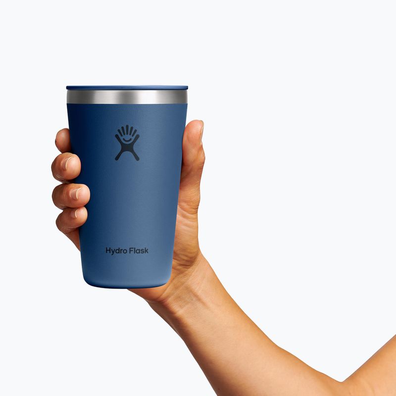 Термокружка Hydro Flask All Around Tumbler Press-In LID 470 мл harbor blue 3