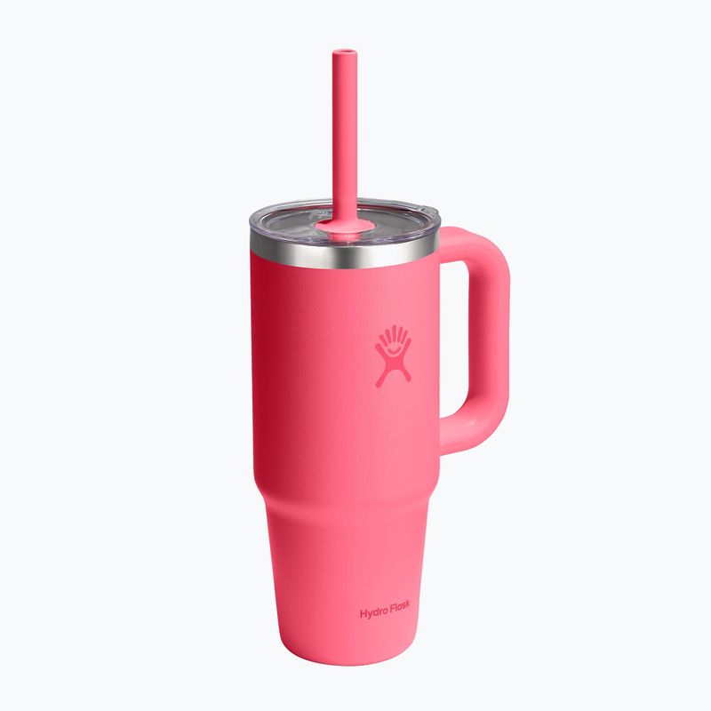 Кружка Hydro Flask Travel Tumbler Clear Lid 710 ml popstar pink 2