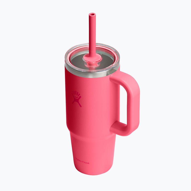 Кружка Hydro Flask Travel Tumbler Clear Lid 710 ml popstar pink 3