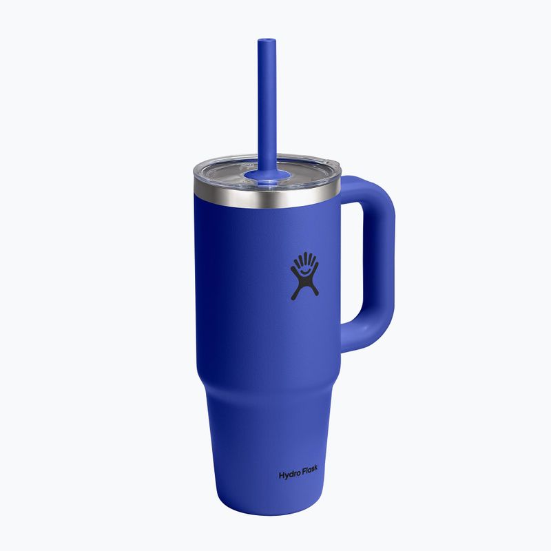 Кружка Hydro Flask Travel Tumbler Clear Lid 710 ml capri blue 2