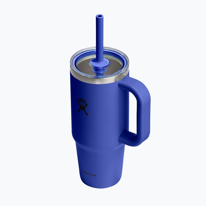 Кружка Hydro Flask Travel Tumbler Clear Lid 710 ml capri blue 3