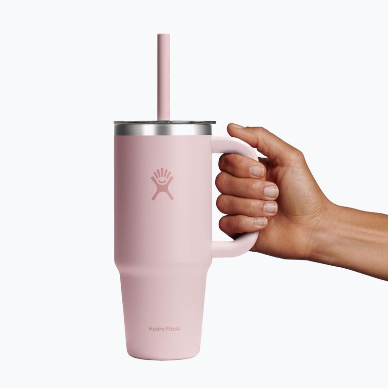 Кружка Hydro Flask Travel Tumbler Clear Lid 710 ml trillium 5
