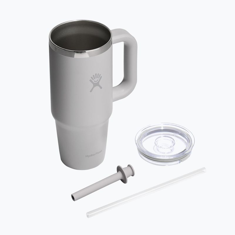 Кружка Hydro Flask Travel Tumbler Clear Lid 710 ml birch 4