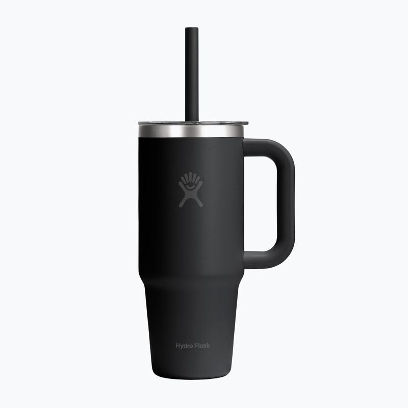 Кружка Hydro Flask Travel Tumbler Clear Lid 710 ml black