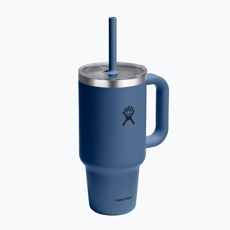 Термокружка Hydro Flask Travel Tumbler Clear LID 945 мл harbor blue 2