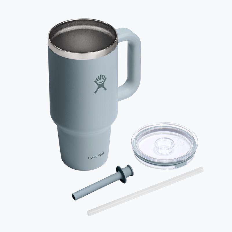 Термокружка Hydro Flask Travel Tumbler Clear LID 945 мл shale grey 4