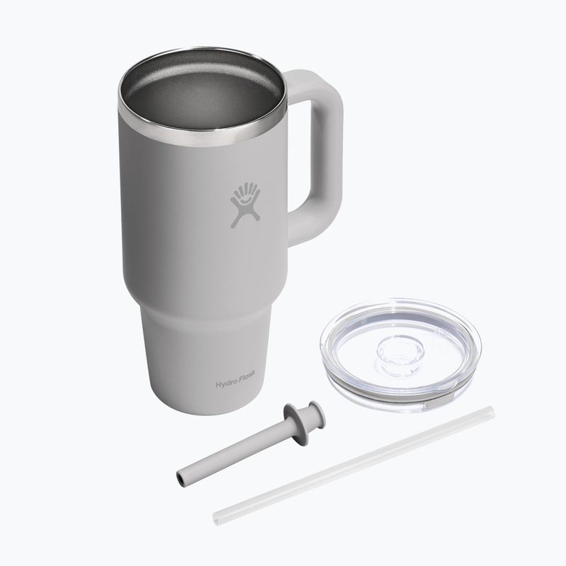 Термокружка Hydro Flask Travel Tumbler Clear Lid birch 3