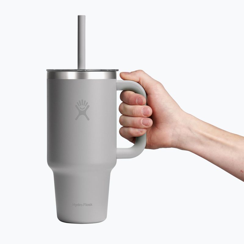 Термокружка Hydro Flask Travel Tumbler Clear Lid birch 4