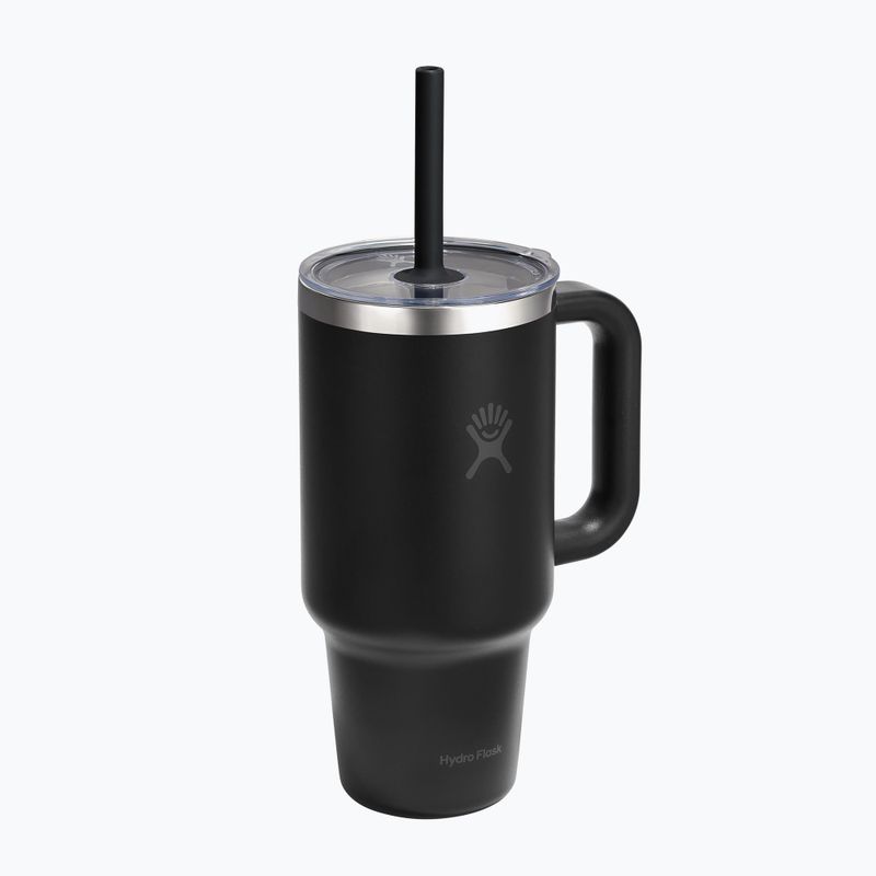 Термокружка Hydro Flask Travel Tumbler Clear Lid black 2